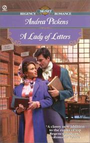 Cover of: A Lady of Letters by Andrea Pickens