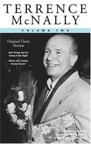 Cover of: Terrence McNally, Vol. 2 by Terrence McNally
