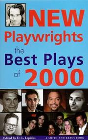 Cover of: New Playwrights by D. L. Lepidus, D. L. Lepidus