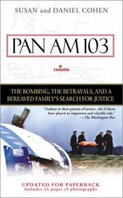 Cover of: Pan AM 103 by Susan Cohen