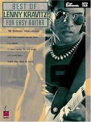 Cover of: Best of Lenny Kravitz for Easy Guitar (Easy Guitar with Riffs)