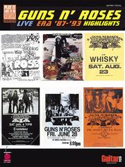 Cover of: Guns N' Roses - Live Era '87-'93 Highlights (Guitar)