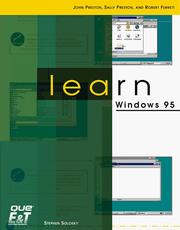 Cover of: Learn Windows 95 (Learn)