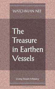 Cover of: The Treasure in Earthen Vessels