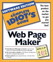 Cover of: Complete Idiot's Guide to Web PageMaker