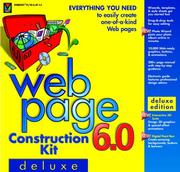 Cover of: Web Construction 6.0 Deluxe Software