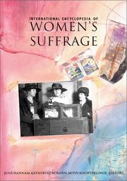 Cover of: International Encyclopedia of Women's Suffrage