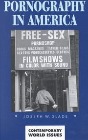 Cover of: Pornography in America by Joseph W. Slade