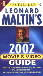 Cover of: Leonard Maltin's 2002 Movie and Video Guide