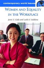 Cover of: Women and Equality in the Workplace: A Reference Handbook (Contemporary World Issues)