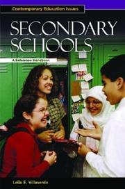 Cover of: Secondary Schools by Leila Villaverde