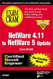 Cover of: Exam Cram for NetWare 4.11 to NetWare 5 Update CNE: Exam: 50-638