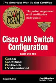 Cover of: CCNP Cisco LAN Switch Configuration Exam Cram: Exam: 640-404