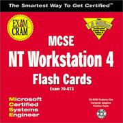 Cover of: MCSE NT Workstation 4 Exam Cram Flash Cards: Exam: 70-073