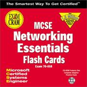 Cover of: MCSE Networking Essentials Exam Cram Flash Cards: Exam by Ed Tittel