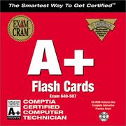 Cover of: A+ Exam Cram Flash Cards (Exam: 640-507)