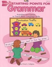 Cover of: Starting Points for Grammar: Grades 1-3 : Activities and Games to Teach Basic Language Skills