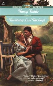 Reclaiming Lord Rockleigh by Nancy Butler