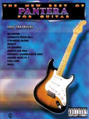 Cover of: The New Best of Pantera for Guitar (Easy Tab Deluxe)