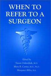 Cover of: When to Refer to a Surgeon