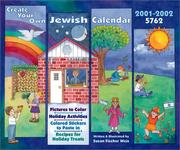 Create Your Own Jewish Calendar 2001-2002 by Susan Fischer Weis