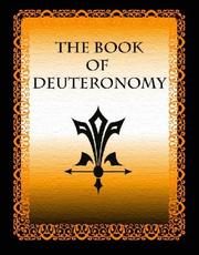 Cover of: The Book Of Dueteronomy by Douay, Rheims, Challoner