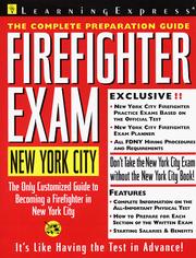 Cover of: Firefighter Exam: New York City (Complete Preparation Guide)