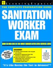 Cover of: Sanitation Worker Exam: National Edition (National Edition Test Preparation Guides)