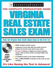 Cover of: Virginia Real Estate Sales Exam