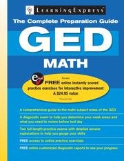 Cover of: GED Math
