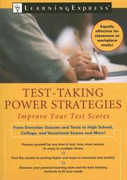 Cover of: Test-Taking Power Strategies