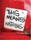 Cover of: This Means Nothing