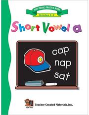 Cover of: Short Vowel A Workbook