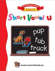 Cover of: Short Vowel U Workbook