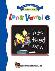 Cover of: Long Vowel E Workbook