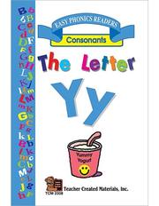 Cover of: The Letter Y Easy Reader by SUSAN B. BRUCKNER