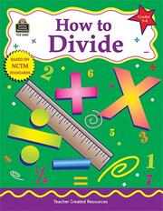 Cover of: How to Divide, Grades 3-4
