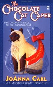 Cover of: The chocolate cat caper by JoAnna Carl