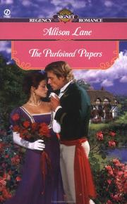 Cover of: The Purloined Papers by Allison Lane