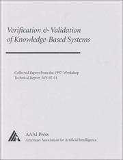 Cover of: Verification & Validation Knowledge: Papers from the 1997 Workshop