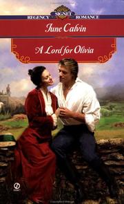 Cover of: A Lord for Olivia by June Calvin