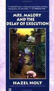Cover of: Mrs. Malory and the delay of execution: a Sheila Malory mystery