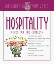 Cover of: Hospitality Clues for the Clueless: God's Word in Your World (Clues for the Clueless)