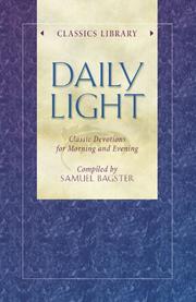 Cover of: Daily Light (Classics Library (Barbour Bargain))