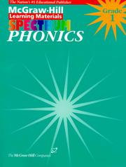 Cover of: Phonics: Grade 1 (McGraw-Hill Learning Materials Spectrum)