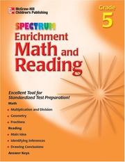 Cover of: Spectrum Enrichment Math and Reading, Grade 5