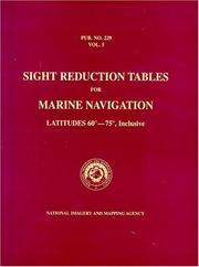 Cover of: PUB 229 Sight Reduction Tables for Marine Navigation, Volume 5: Latitudes 60Â° - 75Â°, Inclusive