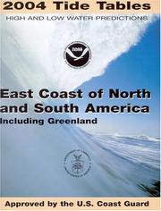 Cover of: 2004 East Coast of North and South America (Including Greenland) Tide Tables