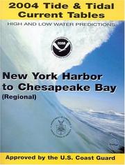 Cover of: 2004 New York Harbor and Chesapeake Bay (Regional) Tide and Tidal Current Tables