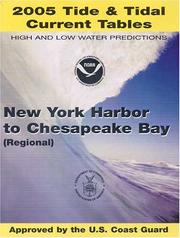 Cover of: 2005 New York Harbor and Chesapeake Bay (Regional) Tide and Tidal Current Tables